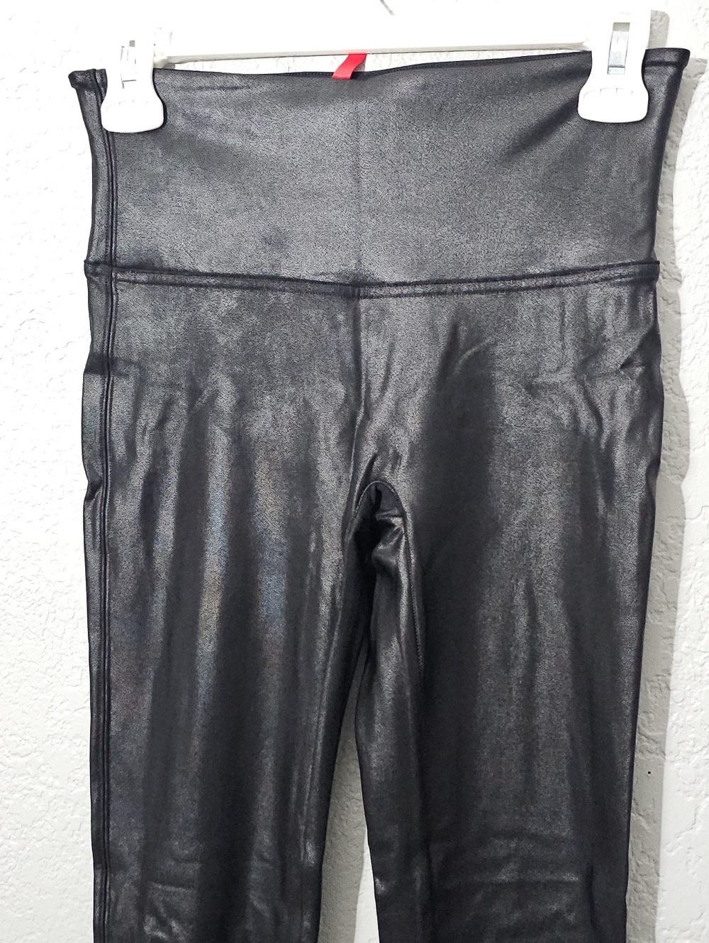 SPANX Faux Leather Leggings Black, Womens Medium Stretch - Picture 6 of 13